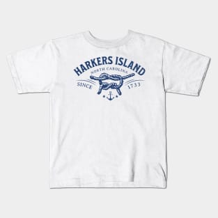 Harkers Island, NC Beach Knot Summer Vacation Kids T-Shirt